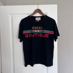 Authentic Gucci Boutique Print Unisex T-shirt